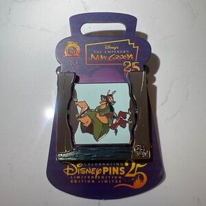 Kuzco and Pacha 25th Anniversary LE Spinner Pin, The Emperor’s New Groove